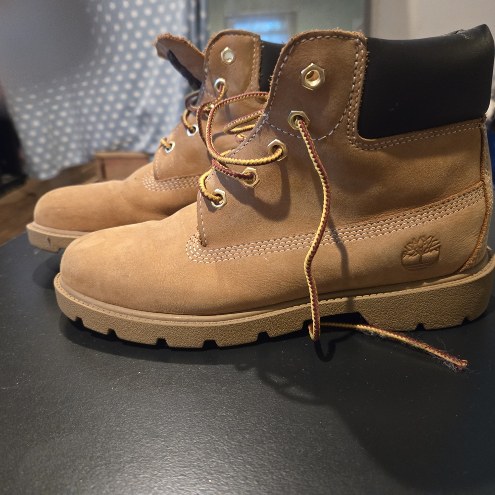 Timberland Kids Brown Lace-Up Boots